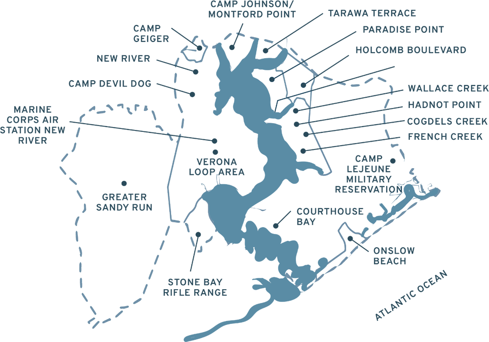 Camp Lejeune Map